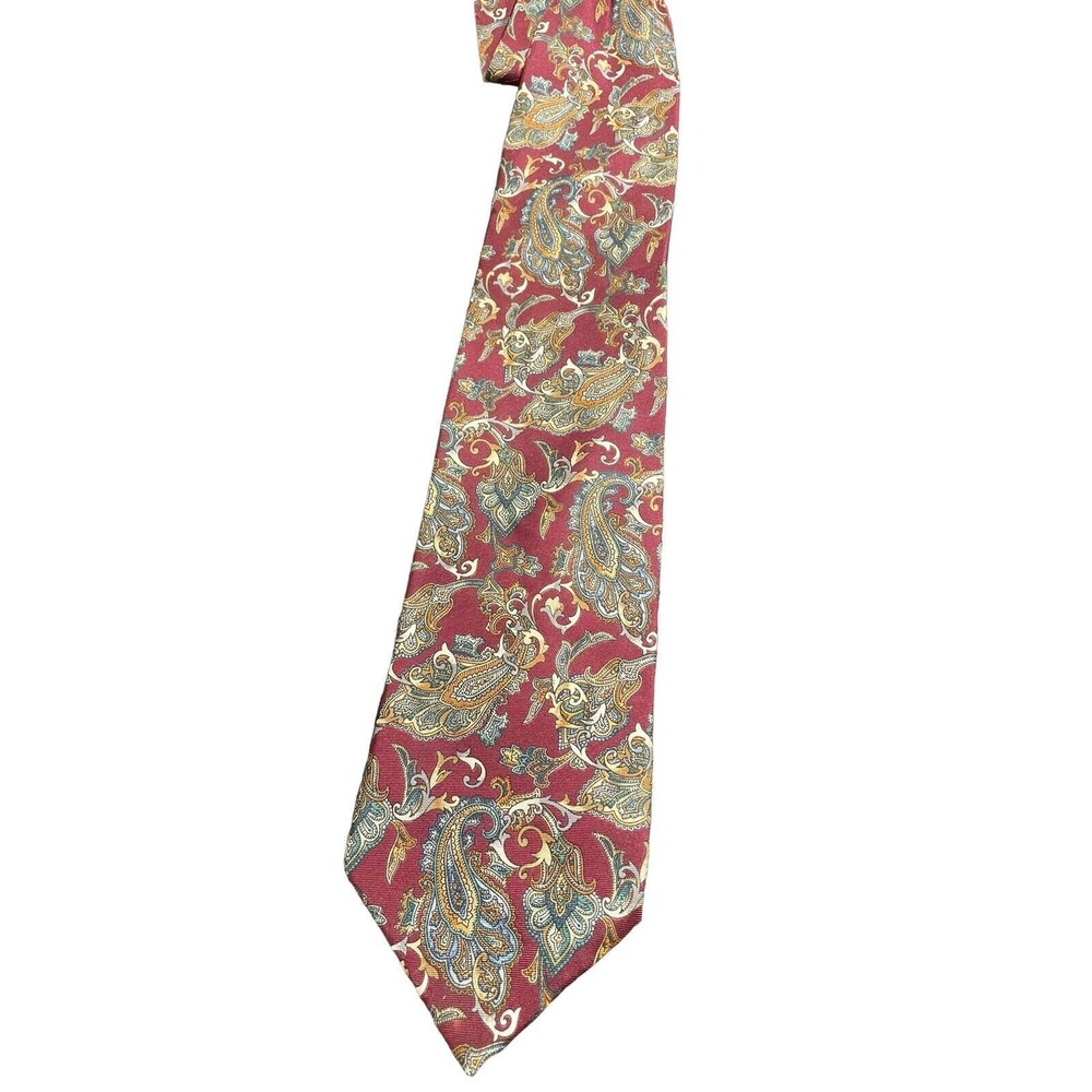 Christian Dior Monsieur Mens Tie Measures 58" x 3.5" Made In USA Woven in ITALY
